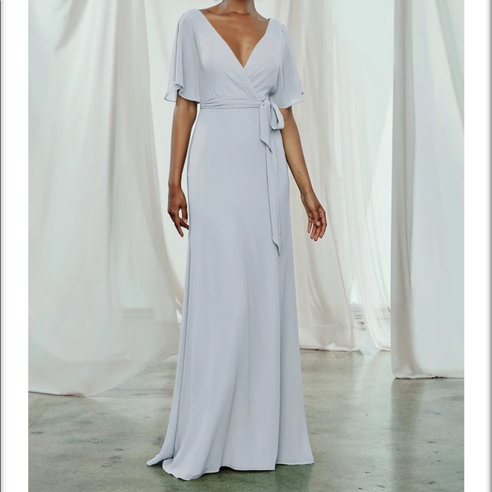 Amsale Ava Dress in Ice Size 4 EUC